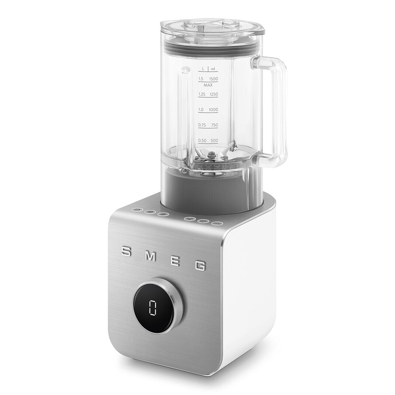 SMEG BLC02WHMEU High Performance Standmixer Weiß-Matt-Aluminium