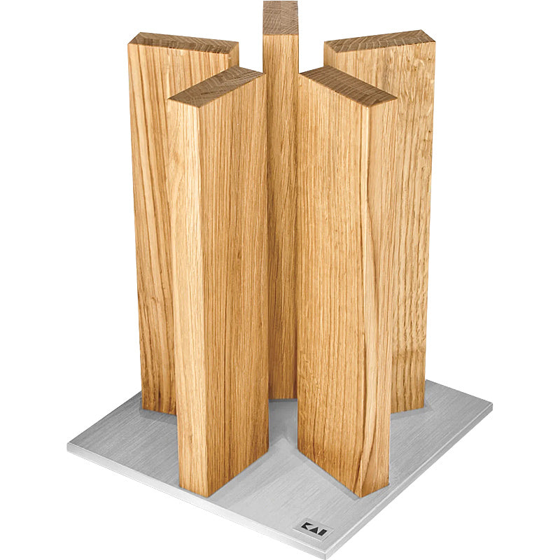 Kai Magnet-Messerblock "Stonehenge" Edelstahl/Eiche STH-3