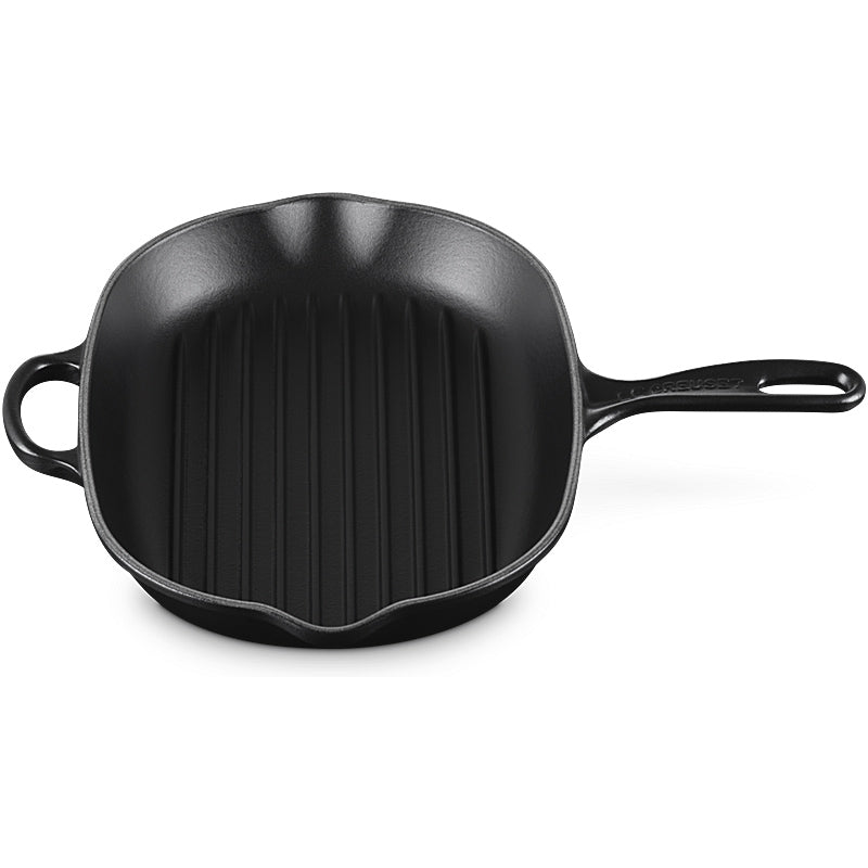 Le Creuset Grillpfanne oval Signature 32cm Schwarz