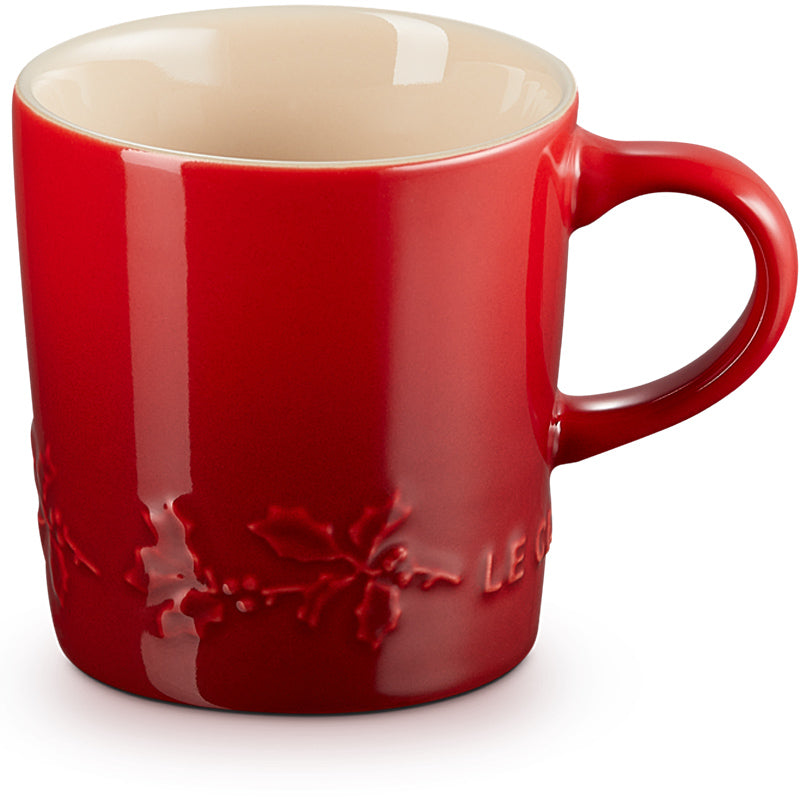 Le Creuset Becher Holly 200 ml Kirschrot