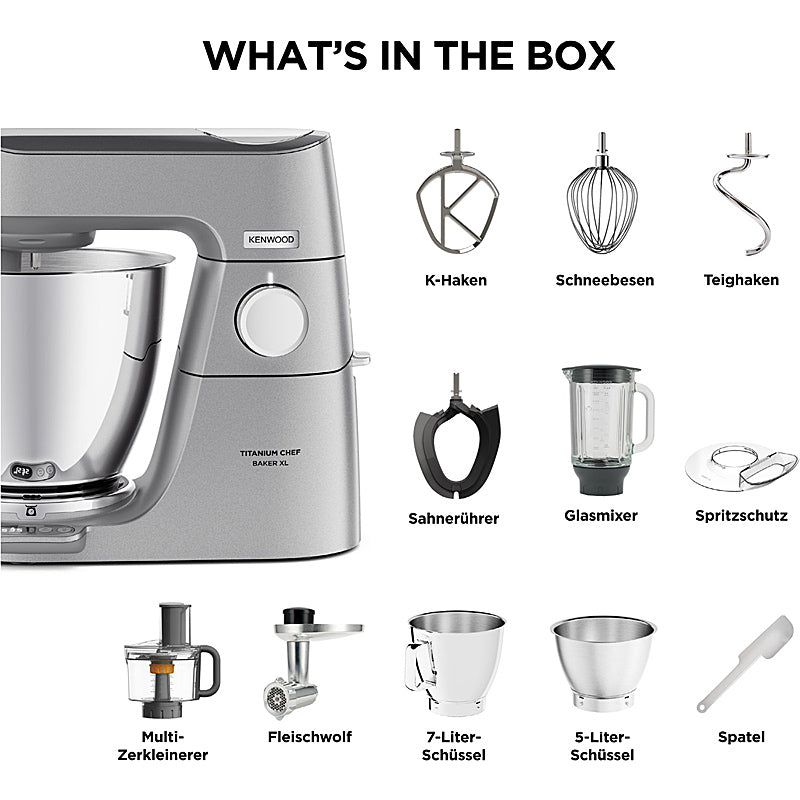 Kenwood Titanium Chef Baker XL KVL85.594SI