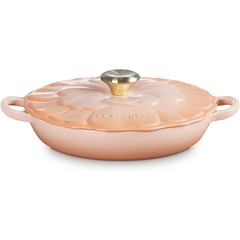 Le Creuset Gourmet-Profitopf Signature Blume 26 cm Pêche