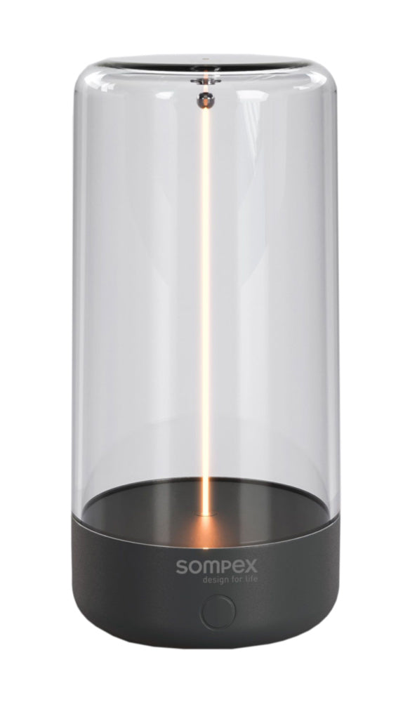 Sompex PULSE Akku-Tischleuchte anthrazit 0,5W 55LM 1800K