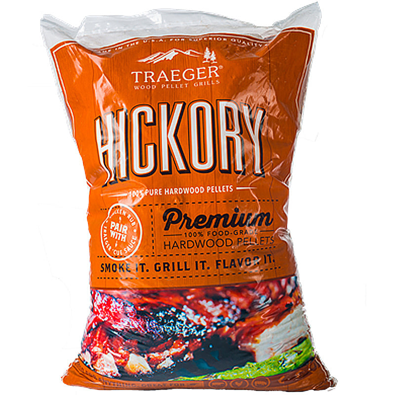 Traeger HARTHOLZ PELLETS HICKORY, 9 KG BEUTEL