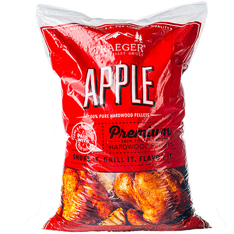 Traeger HARTHOLZ PELLETS APFEL, 9 KG BEUTEL