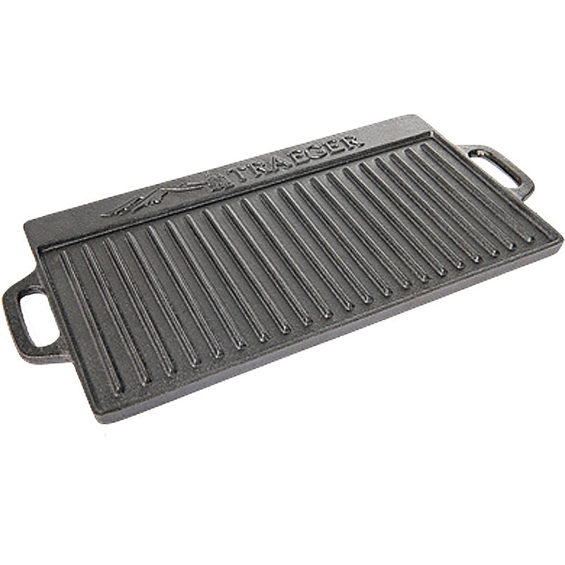 Traeger GUSSEISERNE GRILLPLATTE, WENDBAR 50,8 cm X 22,86 cm BAC382