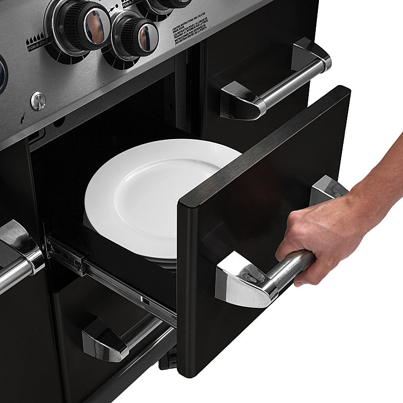 Broil King Imperial 690 IR Black gas grill with infrared side burner