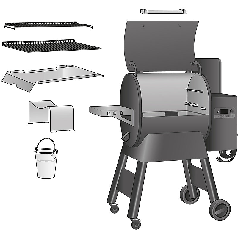 Traeger IRONWOOD 650 D2 Pellet Grill TFB65BLFC