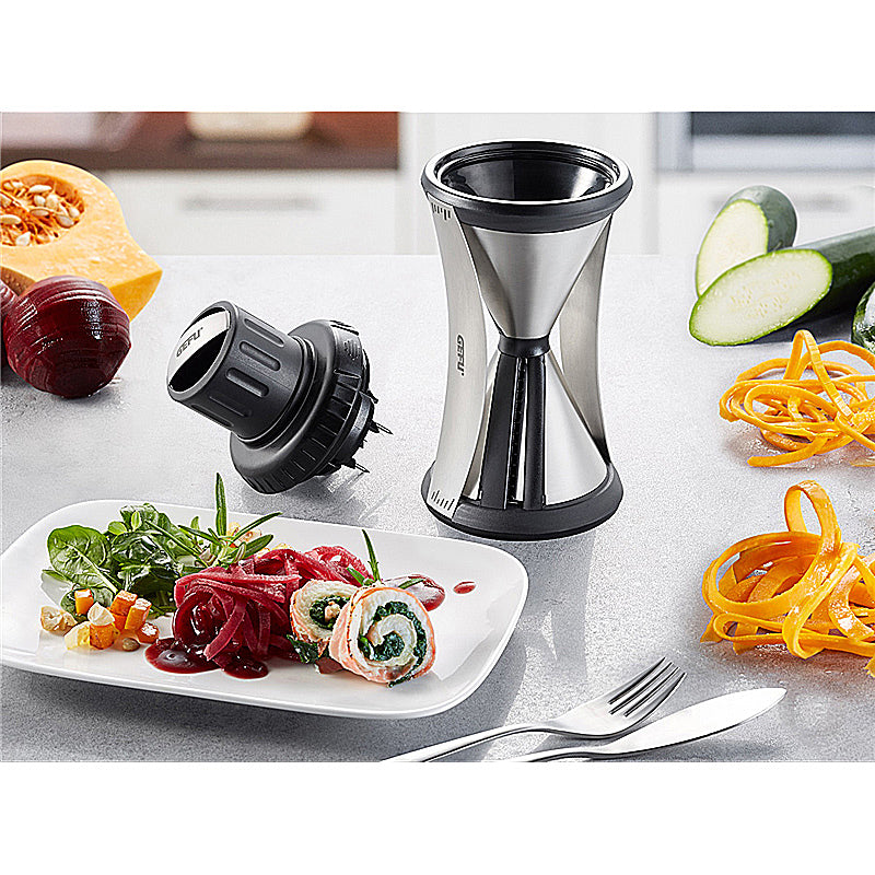 GEFU Spiralschneider SPIRELLI® XL + Kochbuch SPIRALIZE IT!