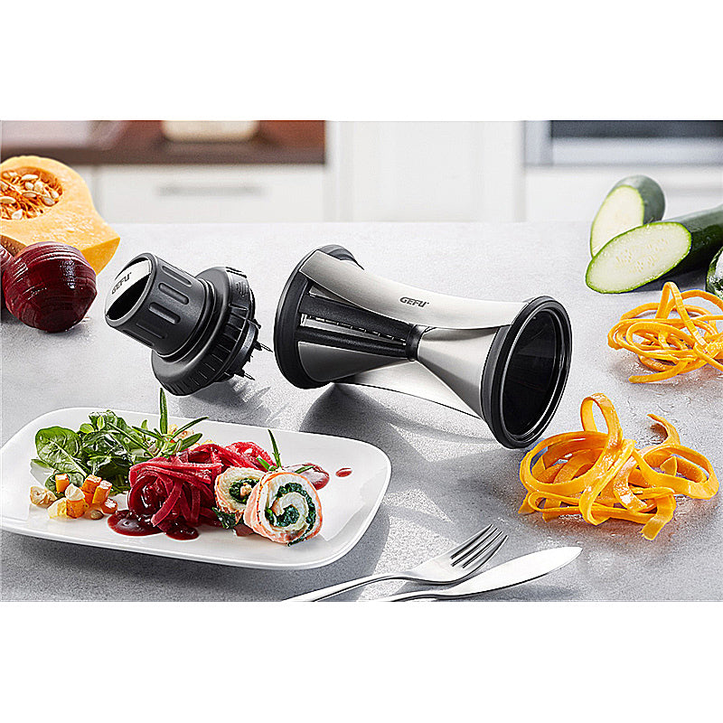 GEFU Spiralschneider SPIRELLI® XL + Kochbuch SPIRALIZE IT!
