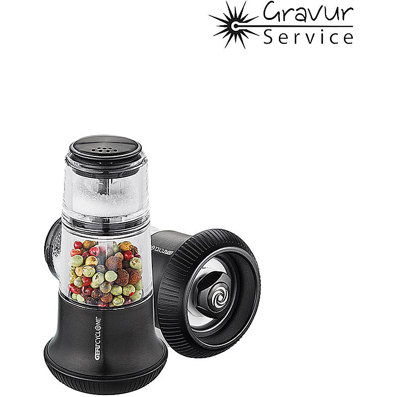 GEFU Pfeffermühle mit Salzstreuer X-PLOSION®, schwarz