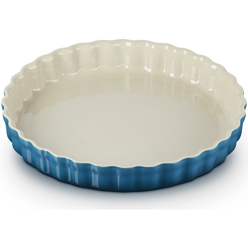 Le Creuset tart pan 28 cm deep teal