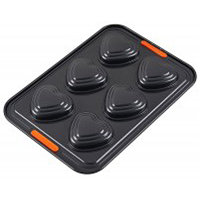 Le Creuset 6er Herzform gestuft