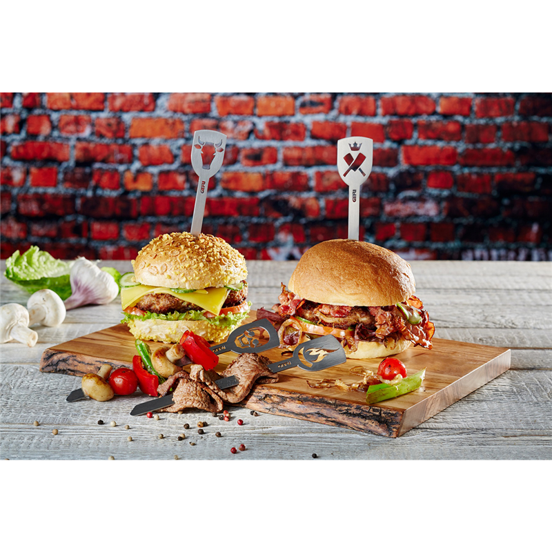 GEFU Hamburger-Spieße TORRO, 2 Stück 15435