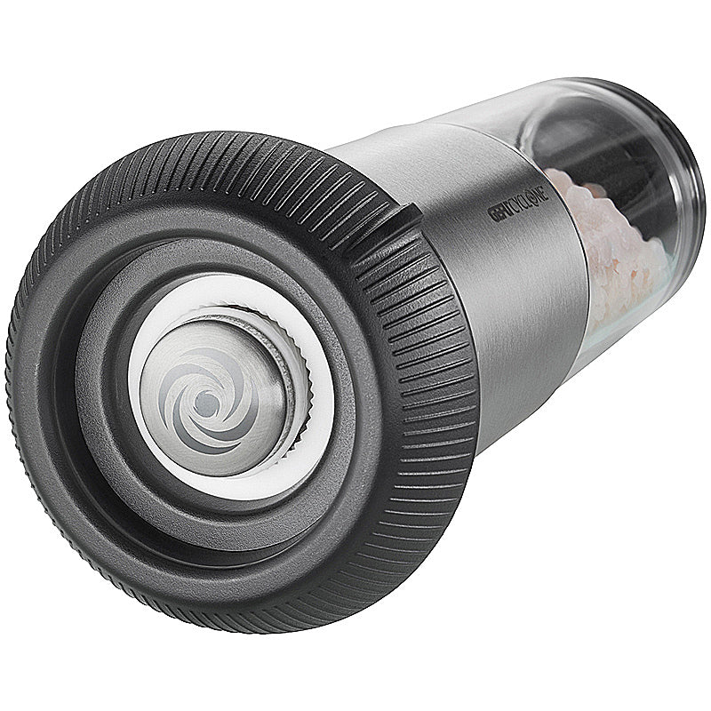 Gefu Set: Salz- oder Pfeffermühle X-PLOSION®, M + SPICEBAR Rasavat Pfeffer, ganz, bio Inhalt 80 g 00188