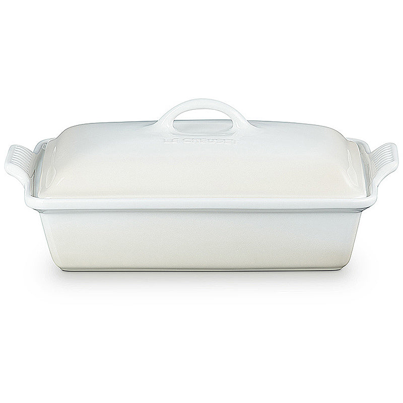 Le Creuset Auflaufform Tradition mit Deckel 33 cm Meringue