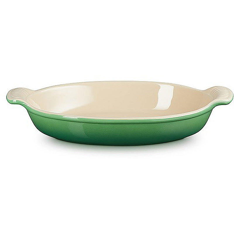 Le Creuset Auflaufform Tradition oval 28 cm Bamboo