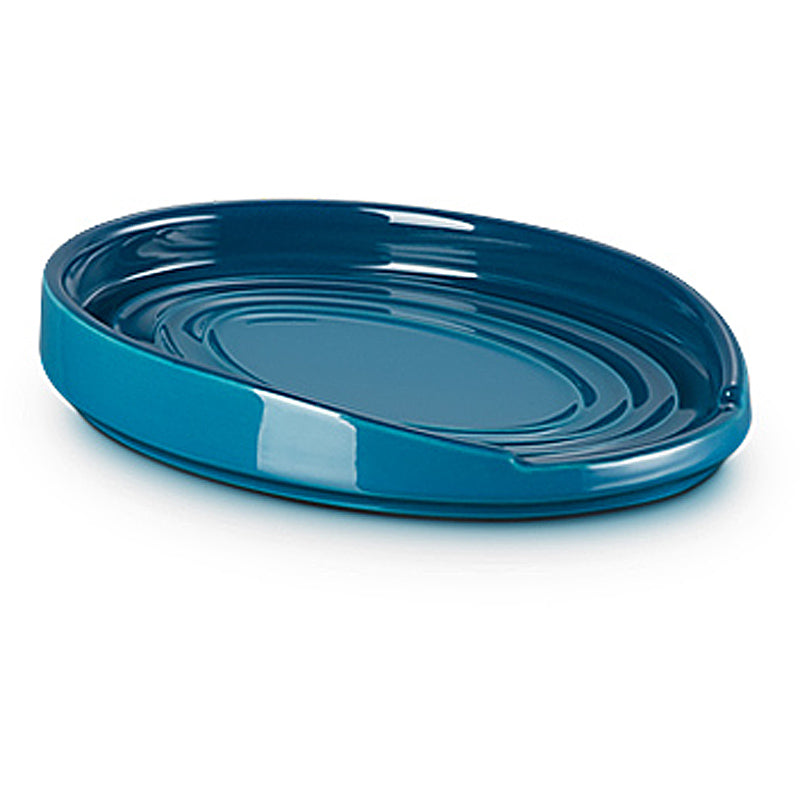 le Creuset Löffelablage oval 16 cm Deep Teal