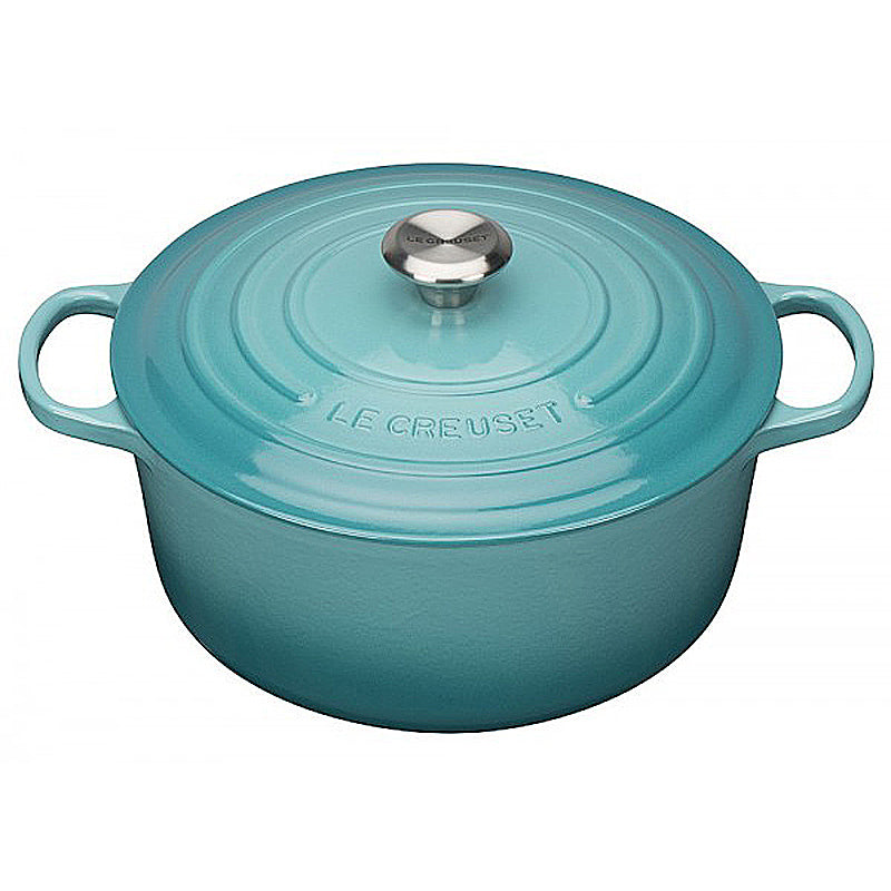 Le Creuset Bräter rund Signature 26 cm Karibik