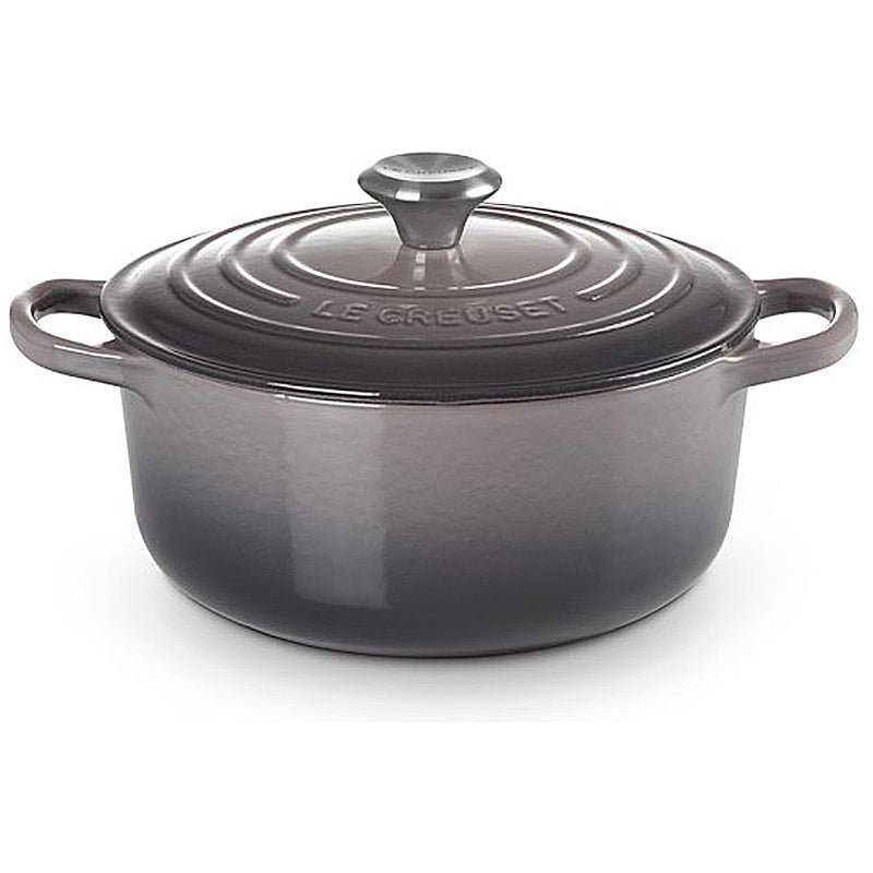 Le Creuset Bräter rund Signature 26 cm Flint