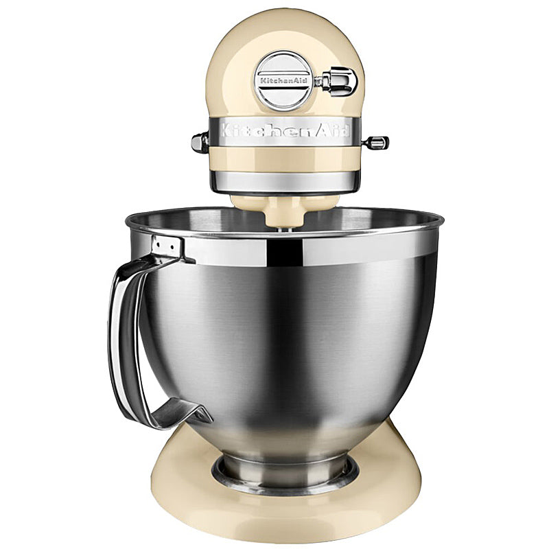 KitchenAid 5KSM185PSEAC Küchenmaschine 4,8L in Crème – mit Zubehör & Profiqualität