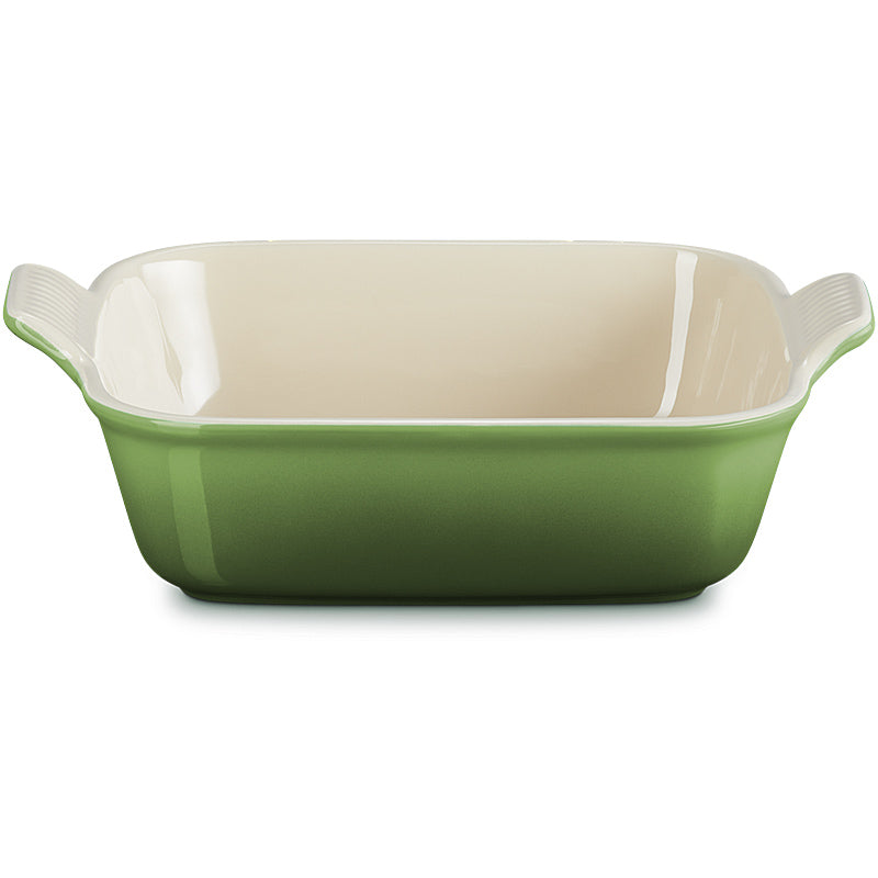 Le Creuset Auflaufform Tradition quadratisch 23 cm Bamboo Green