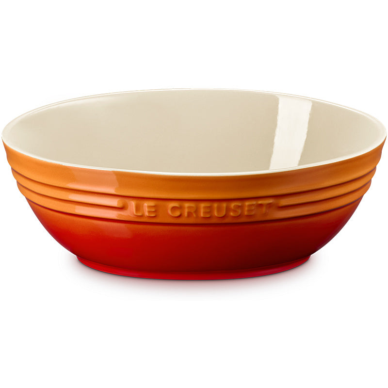 Le Creuset Servierschale oval 29 cm Ofenrot