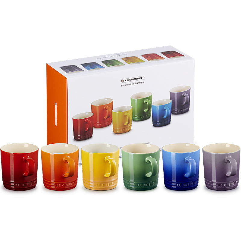 Le Creuset Mug 350 ml Set of 6 Rainbow