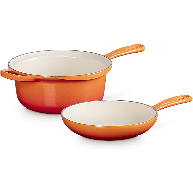 Le Creuset MARMITOUT 22 CM Color: OVEN RED 2in1