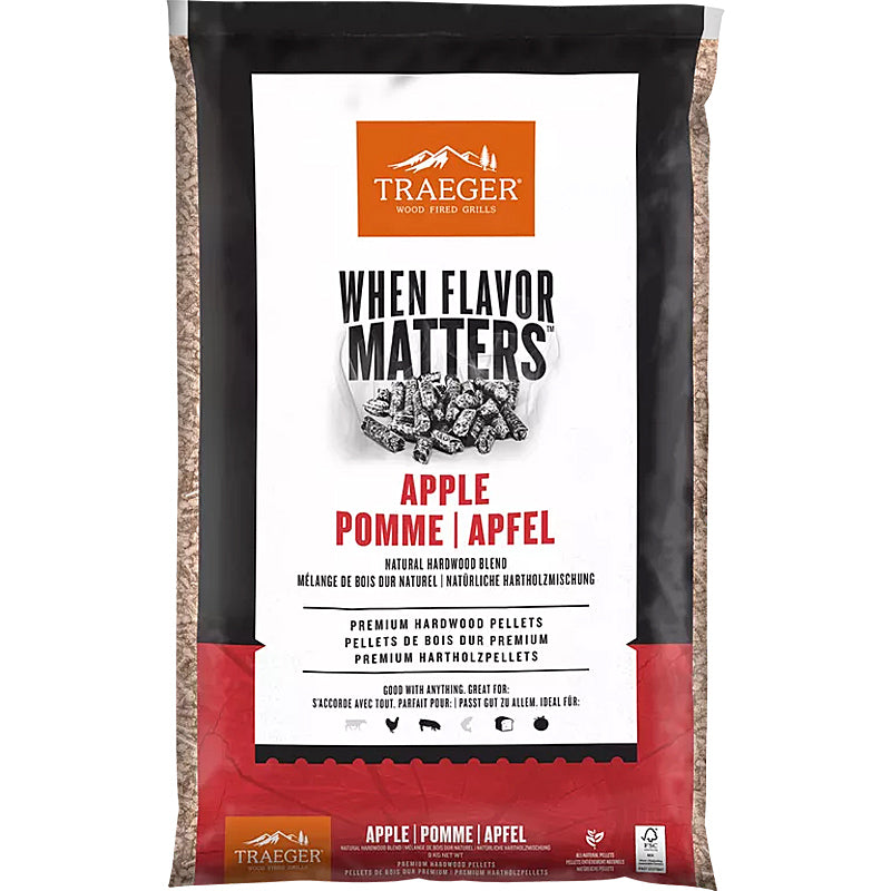 Traeger Apfel Pellets 9 Kg EU FSC