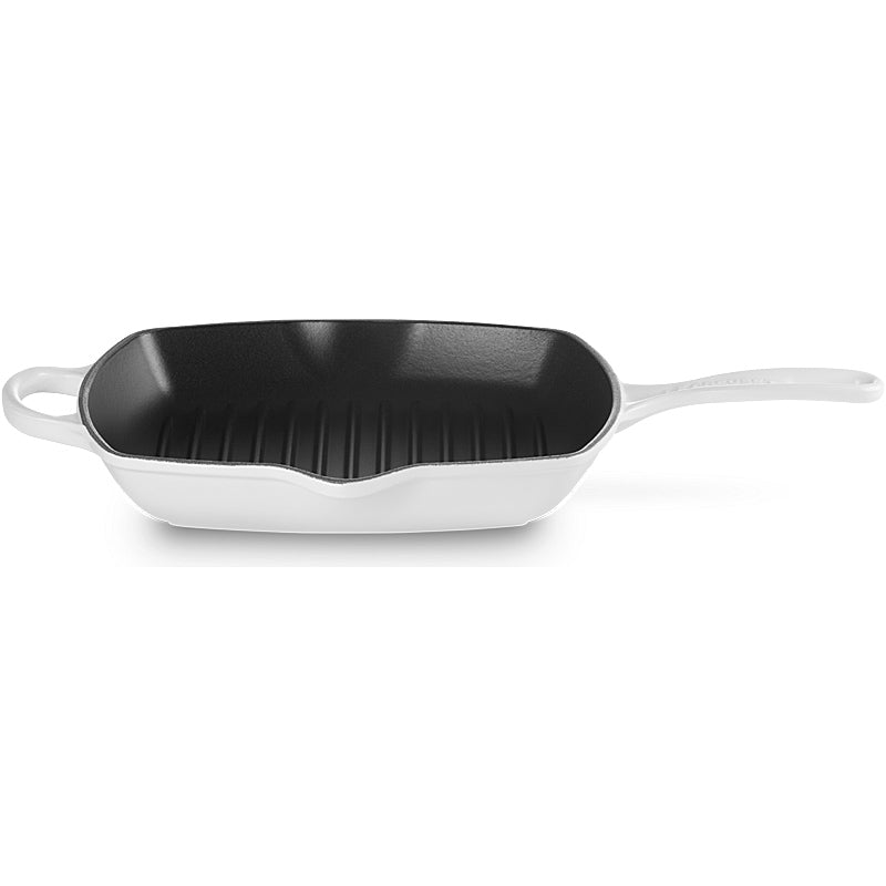 Le Creuset Grillpfanne quadratisch Signature 26 cm White