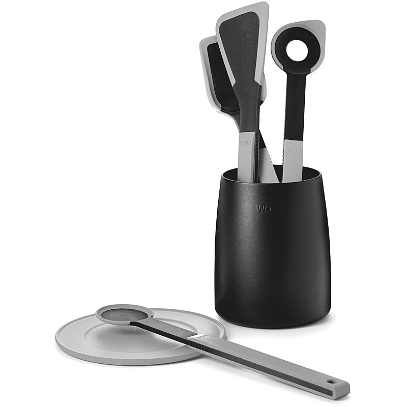 Woll CookIT Küchenhelferset Schwarz/Grau