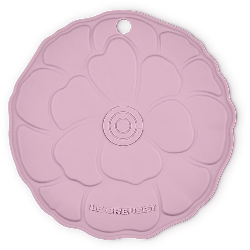 Le Creuset Untersetzer Blume Shell Pink