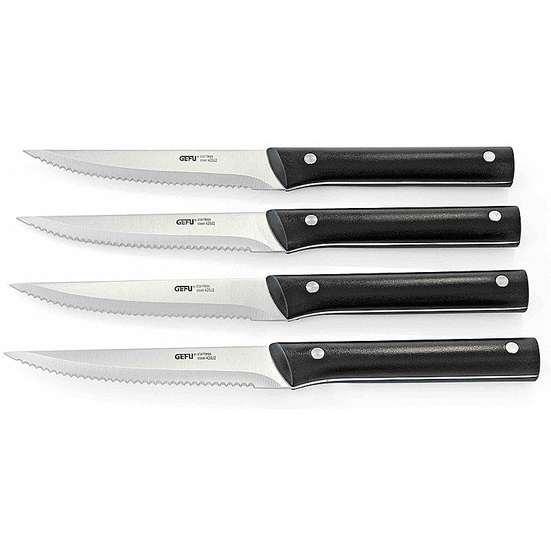 GEFU Steakmesser BBQ, 4 Stück 89155