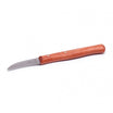 Windmill knife paring knife "Bird's beak", stainless, finely polished, handle cherry wood, in Vario-folding