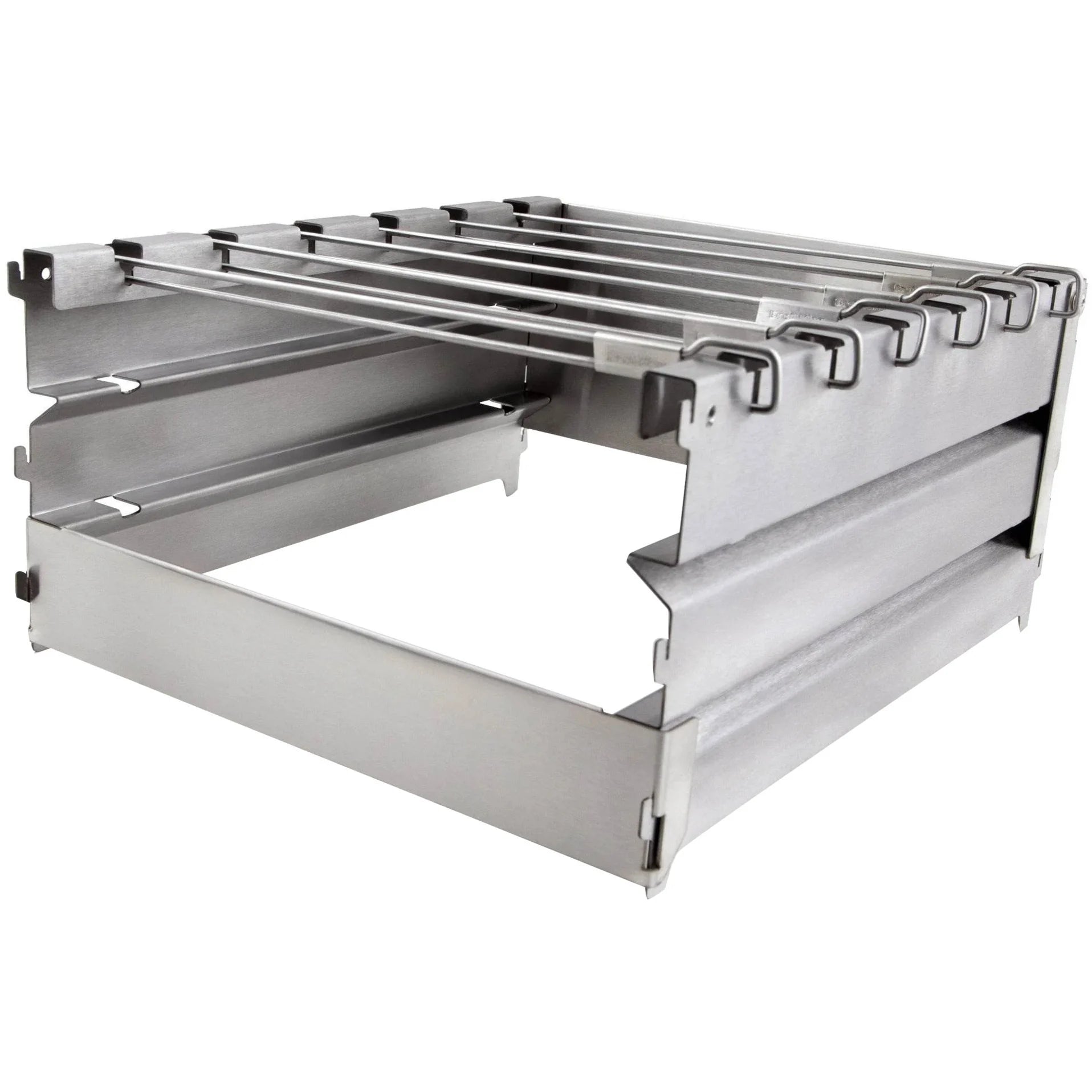 Broil King windscreen for IR side burner - incl. stainless steel rotisserie rack