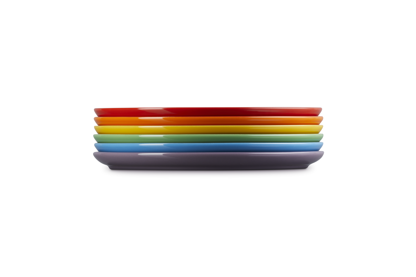Le Creuset Speiseteller Coupe 27cm 6er Set Regenbogen