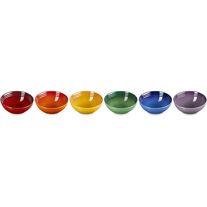 Le Creuset Müslischüssel 16cm 6er Set Regenbogen