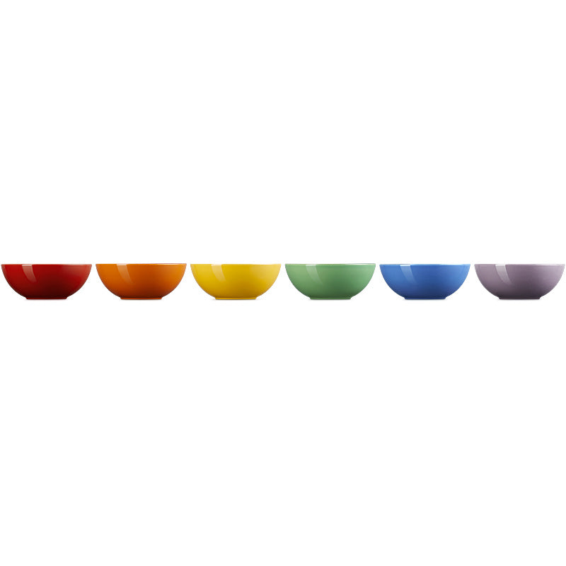 Le Creuset Müslischüssel 16cm 6er Set Regenbogen