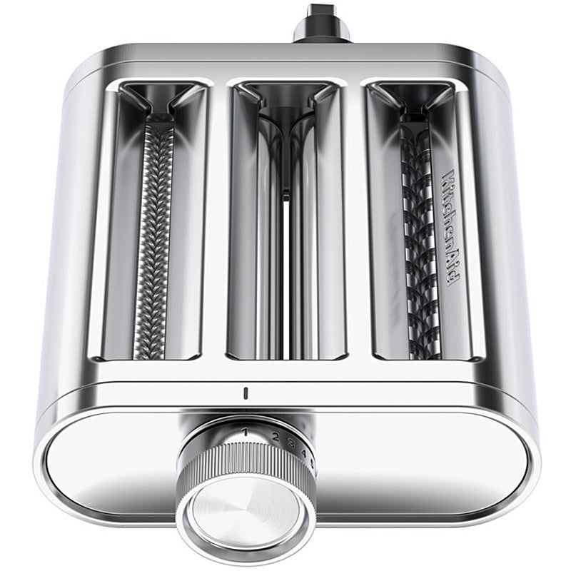 KitchenAid 3-in-1 Nudelvorsatz Edelstahl 5KSM3MPA - Pastaaufsatz für Artisan