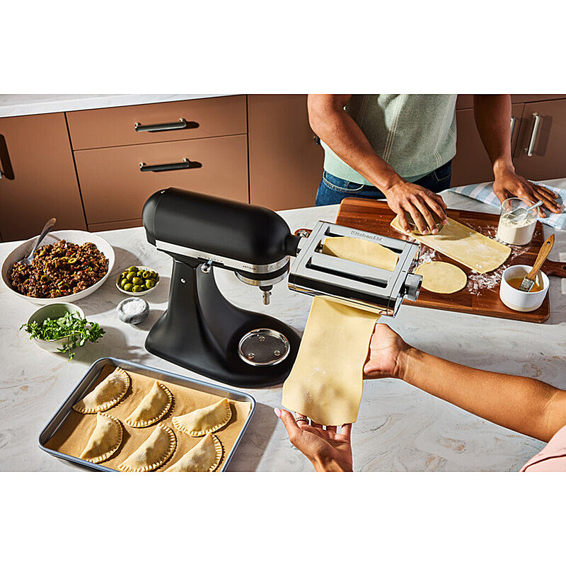 KitchenAid 3-in-1 Nudelvorsatz Edelstahl 5KSM3MPA - Pastaaufsatz für Artisan
