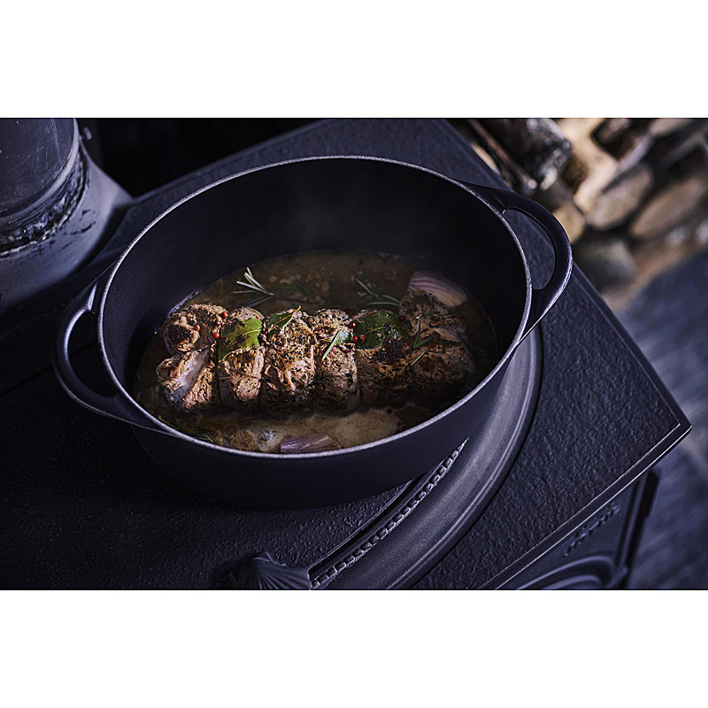 Le Creuset BRÄTER DOUFEU OVAL 32 CM SCHWARZ