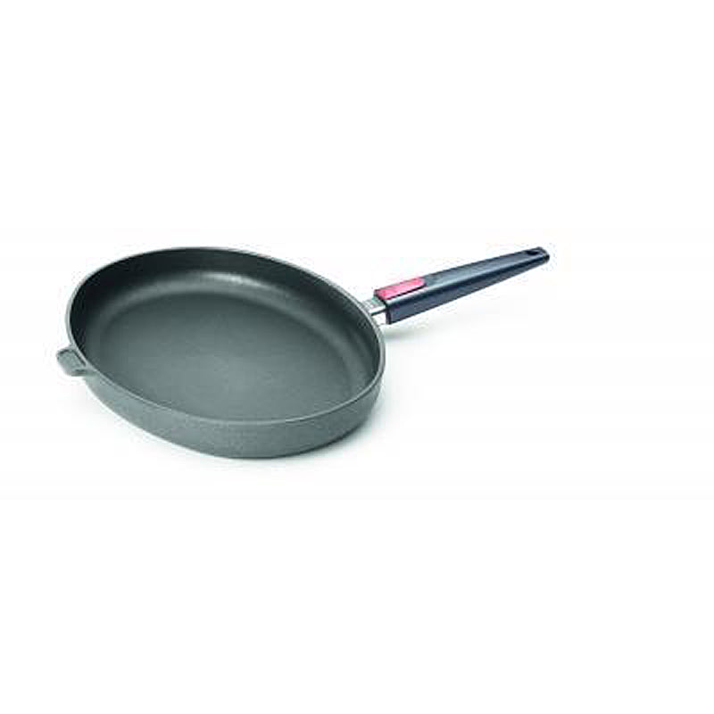 WOLL NOWO INDUKTION LINE-Fischpfanne, 38 x 28 cm; 5,5 cm hoch; mit abnehmbarem Stiel 1538ILL