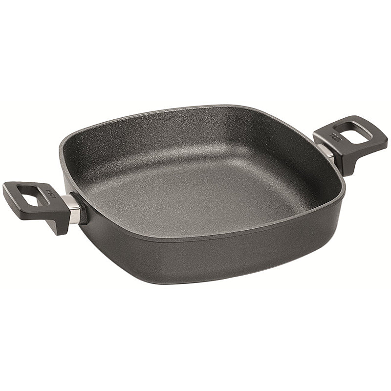 WOLL NOWO INDUKTION LINE-Gusspfanne, viereckig 28 x 28 cm; 6,5 cm hoch; mit 2 Seitengriffen 628-2IL