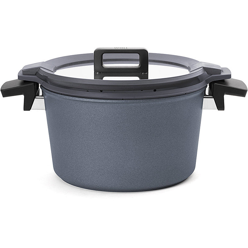 WOLL Concept Plus Gusstopf Induktion inkl. Deckel u. Siebeinsatz in Box, 24 cm Ø, 13,5 cm hoch, 5,0 l 124-1CPI