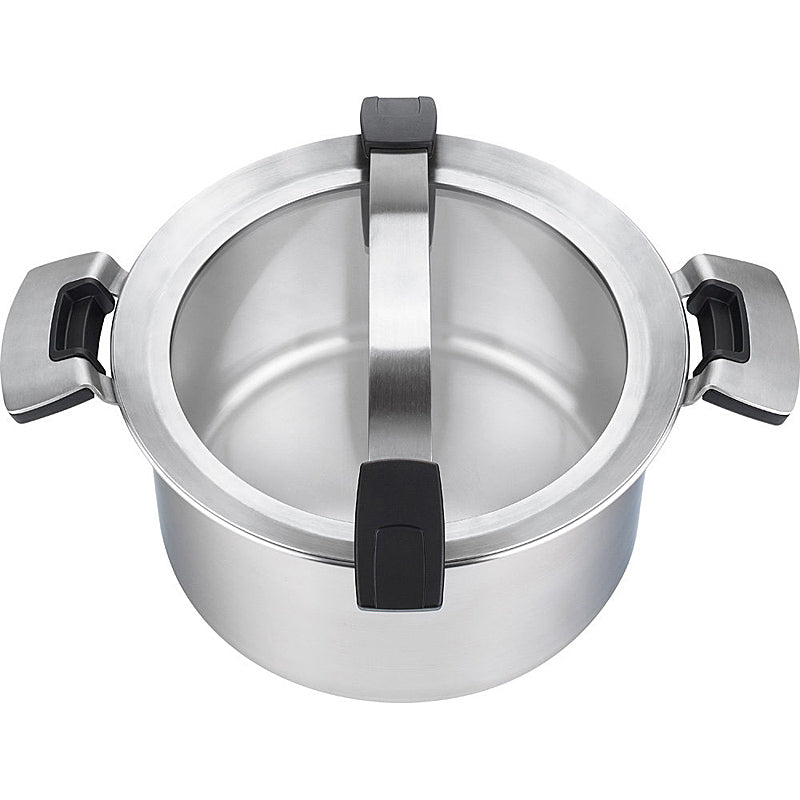 WOLL CONCEPT - 5-ply Edelstahltopf, 24 cm Ø; 13,5 cm hoch; 6,0 Liter; inkl. Deckel 124CO