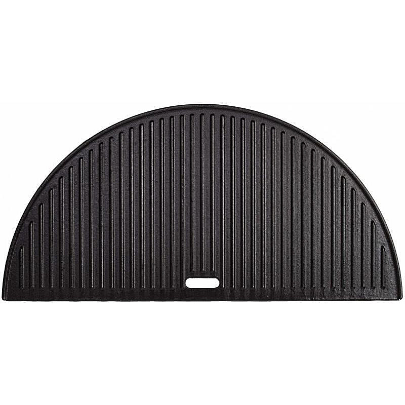 Kamado Joe Zweiseitig verwendbare Gusseisener Grillplatte (halbrund) - Big Joe