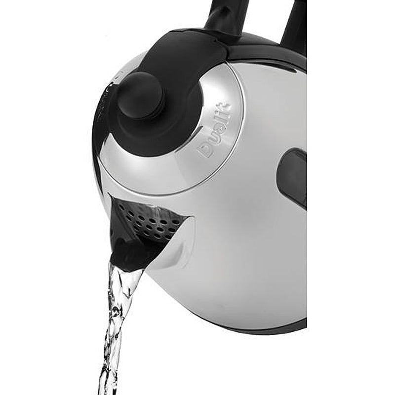 Dualit Lite Wasserkocher Edelstahl/Schwarz 1,0 Liter