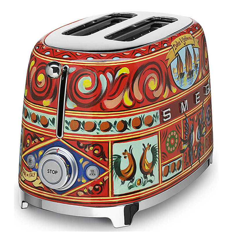 SMEG TSF01DGEU Dolce & Gabbana Toaster für 2 Scheiben