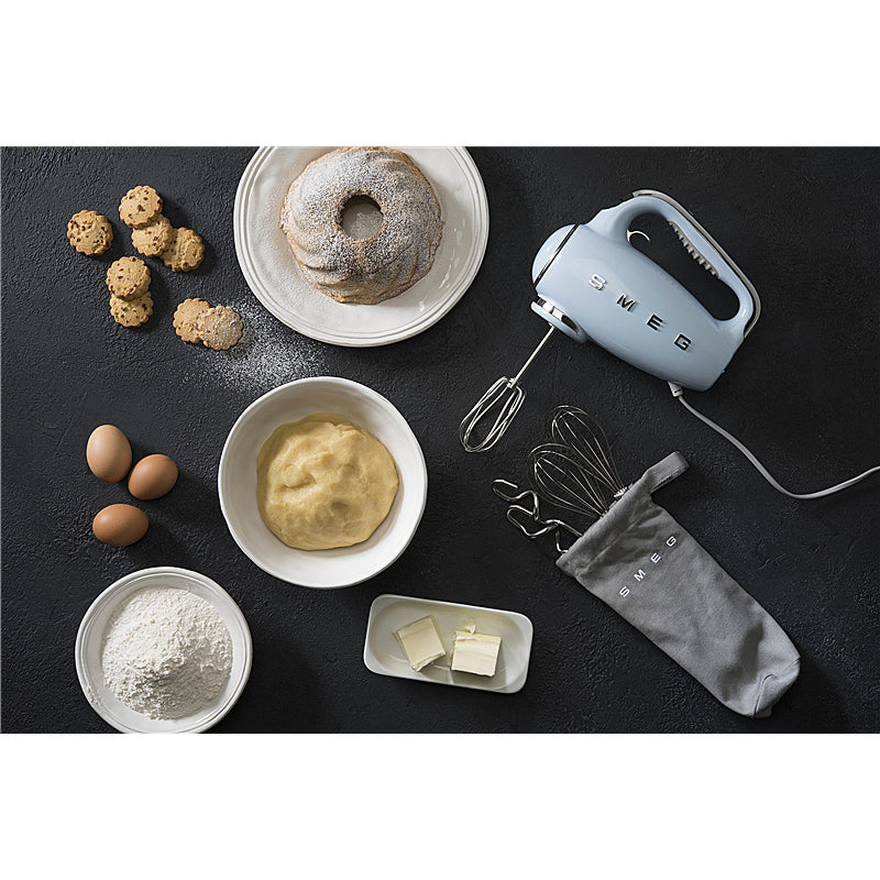 Smeg HMF01PBEU 50'S RETRO STYLE HANDMIXER, 250 WATT PASTELLBLAU